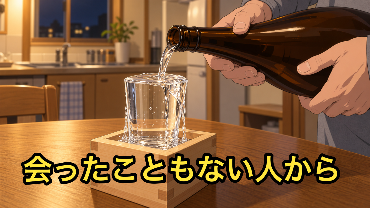 会ったこともない旦那さんに、枡酒セットを買った話